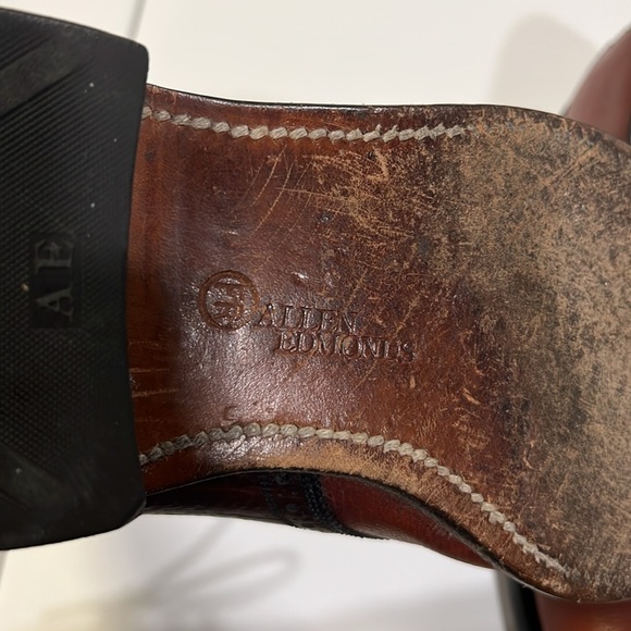 Allen Edmonds Two-Tone‎ Brown Leather Oxfords main image 5